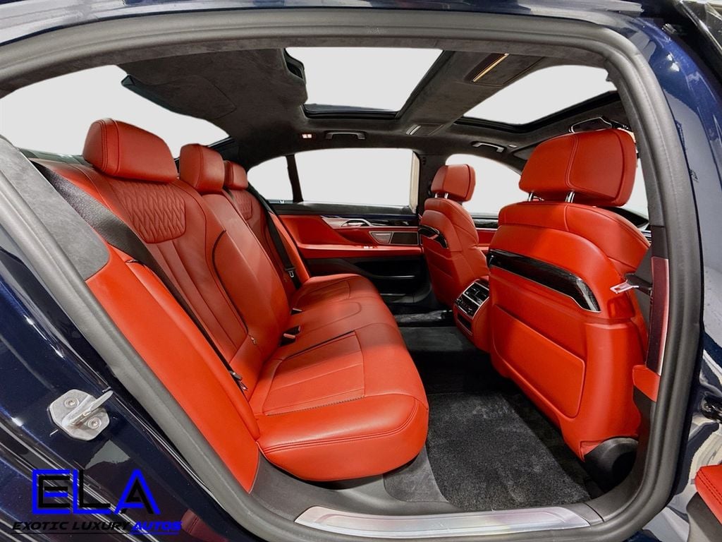 2019 BMW 7 Series Individual Full Merino Leather Upholstery! RED GUTS! DRIVERS AST - 22911624 - 31