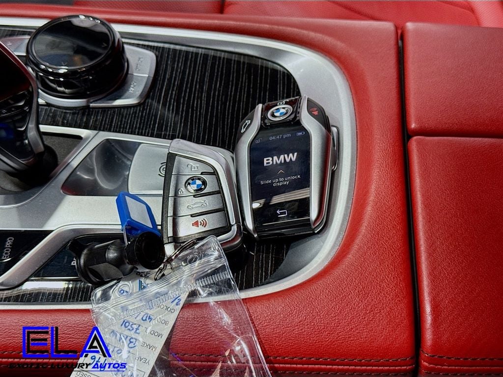 2019 BMW 7 Series Individual Full Merino Leather Upholstery! RED GUTS! DRIVERS AST - 22911624 - 34