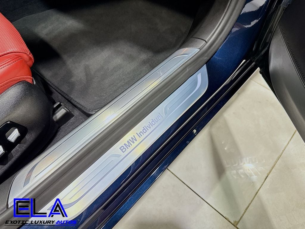 2019 BMW 7 Series Individual Full Merino Leather Upholstery! RED GUTS! DRIVERS AST - 22911624 - 37