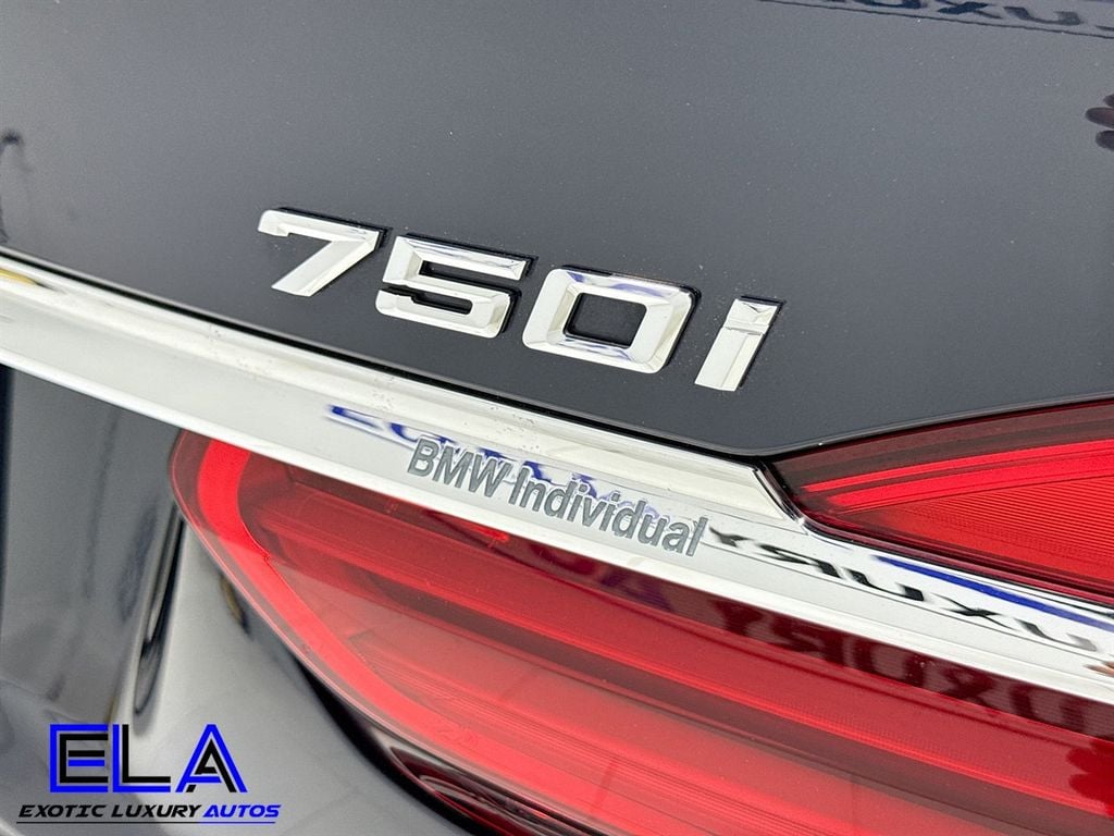 2019 BMW 7 Series Individual Full Merino Leather Upholstery! RED GUTS! DRIVERS AST - 22911624 - 41