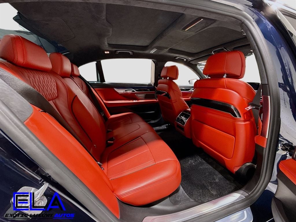 2019 BMW 7 Series Individual Full Merino Leather Upholstery! RED GUTS! DRIVERS AST - 22911624 - 42