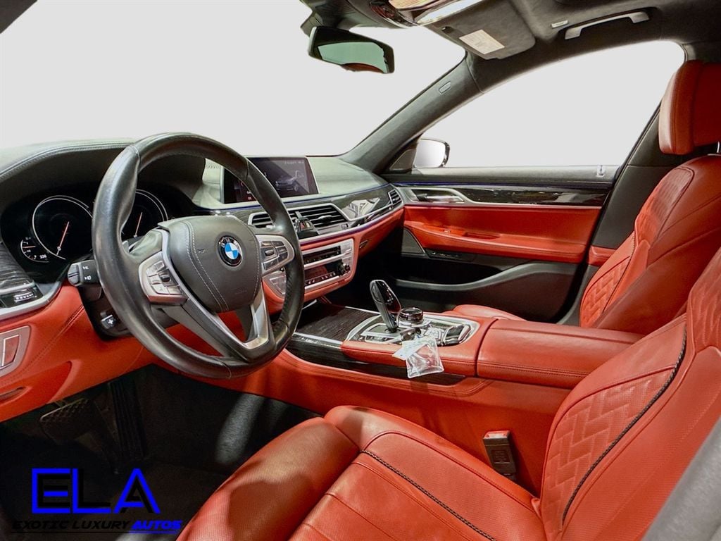 2019 BMW 7 Series Individual Full Merino Leather Upholstery! RED GUTS! DRIVERS AST - 22911624 - 47