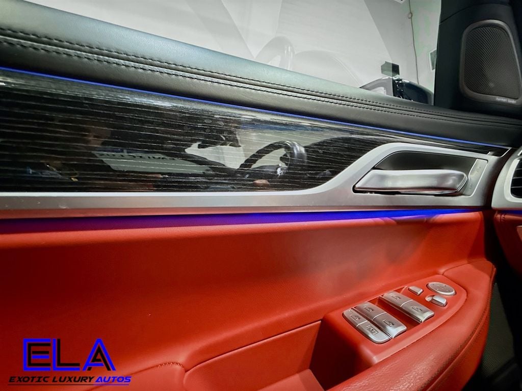 2019 BMW 7 Series Individual Full Merino Leather Upholstery! RED GUTS! DRIVERS AST - 22911624 - 49