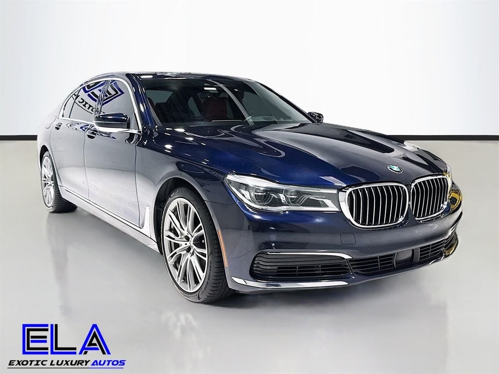 2019 BMW 7 Series Individual Full Merino Leather Upholstery! RED GUTS! DRIVERS AST - 22911624 - 53