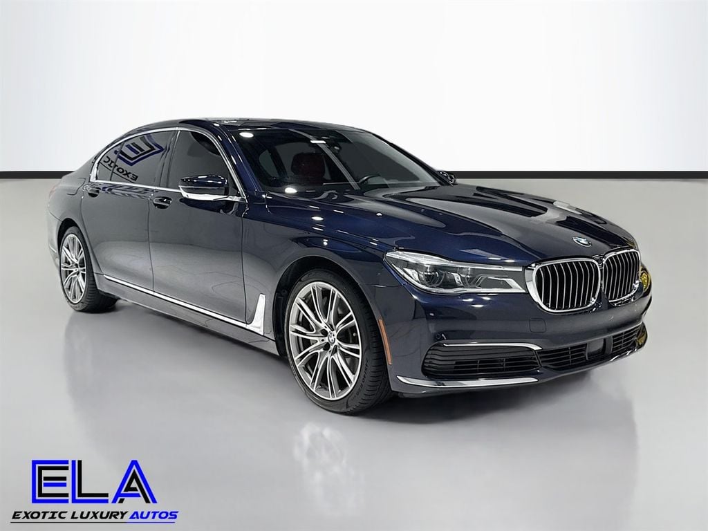 2019 BMW 7 Series Individual Full Merino Leather Upholstery! RED GUTS! DRIVERS AST - 22911624 - 54