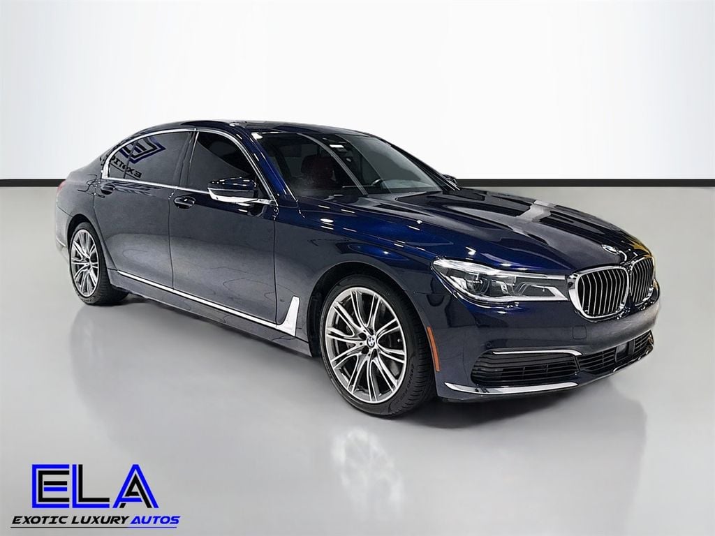 2019 BMW 7 Series Individual Full Merino Leather Upholstery! RED GUTS! DRIVERS AST - 22911624 - 55