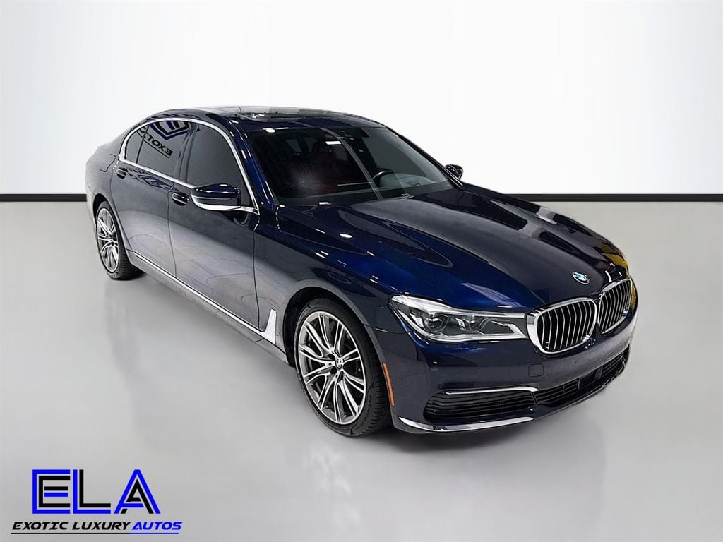 2019 BMW 7 Series Individual Full Merino Leather Upholstery! RED GUTS! DRIVERS AST - 22911624 - 56