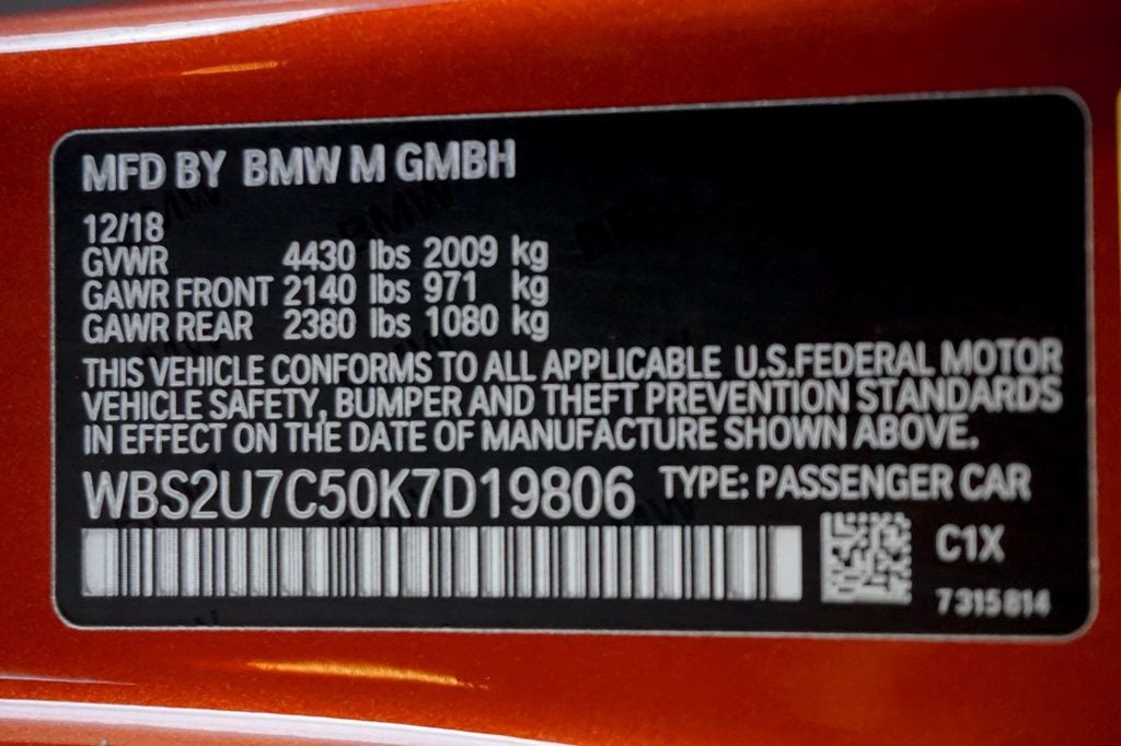 2019 BMW M2 *Competition Package* *Sunset Orange Metallic* *AAW Mid-Pipe*  - 23053649 - 17
