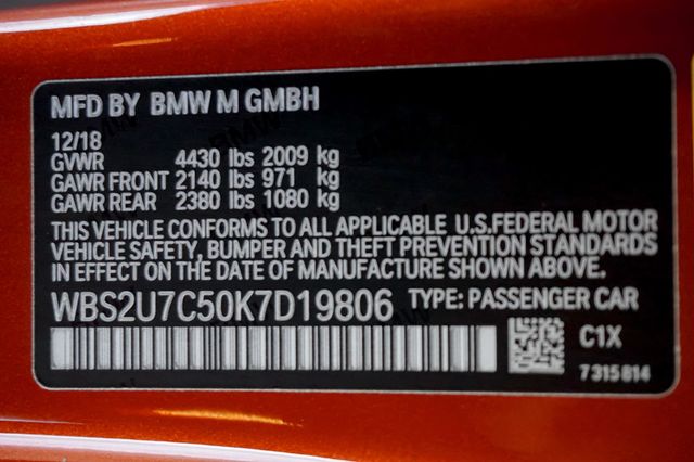 2019 BMW M2 *Competition Package* *Sunset Orange Metallic* *AAW Mid-Pipe*  - 23053649 - 17