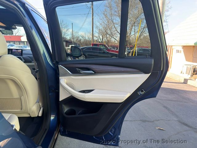 2019 BMW X3 30i xDRIVE W/DRIVER ASSISTANCE & CONVENIENCE PKGS - 22963071 - 42