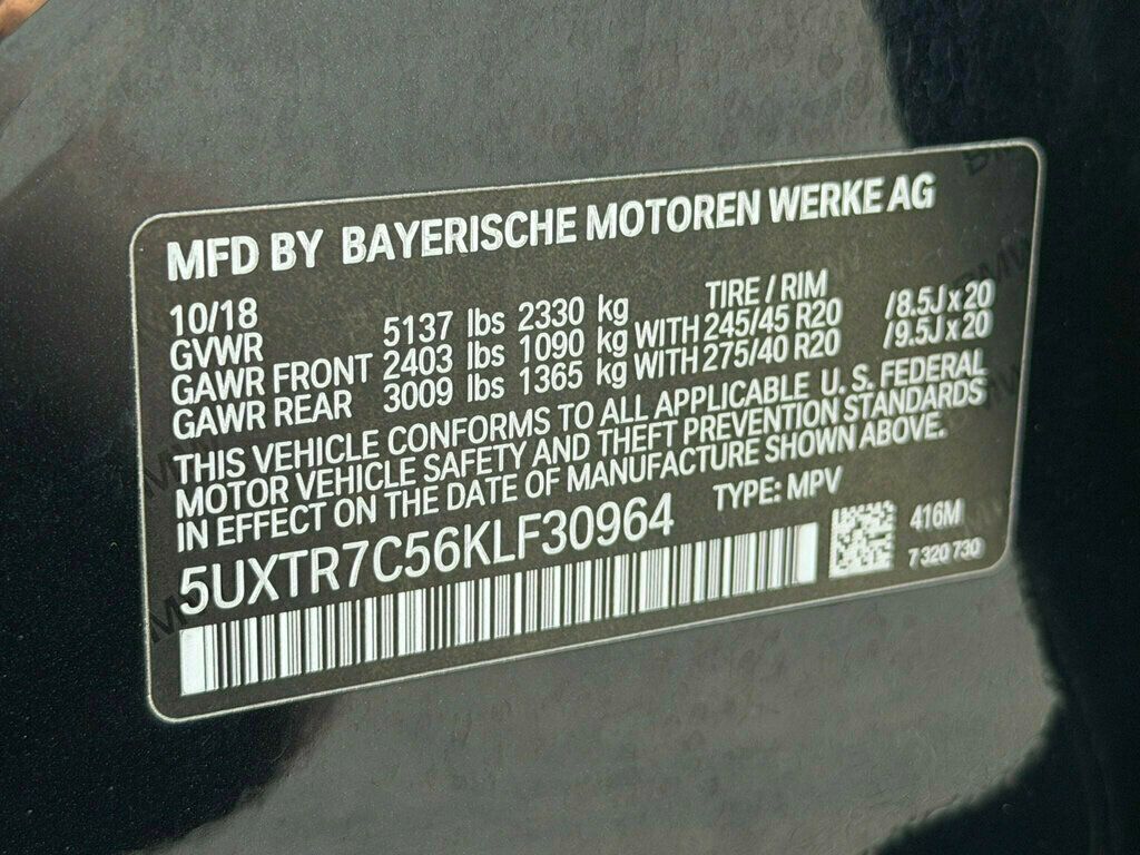 2019 BMW X3 sDrive30i Sports Activity Vehicle - 23037132 - 50