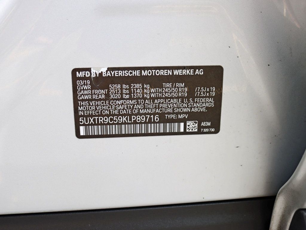 2019 BMW X3 xDrive30i Sports Activity Vehicle - 23037454 - 34