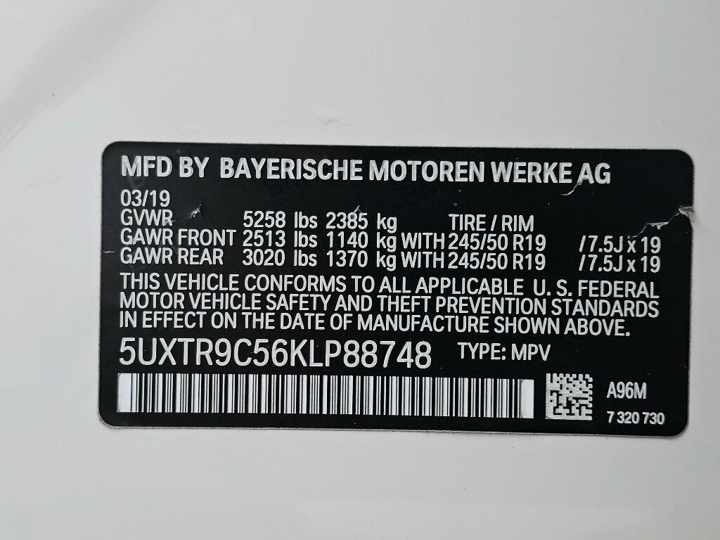 2019 BMW X3 xDrive30i Sports Activity Vehicle - 22981032 - 49