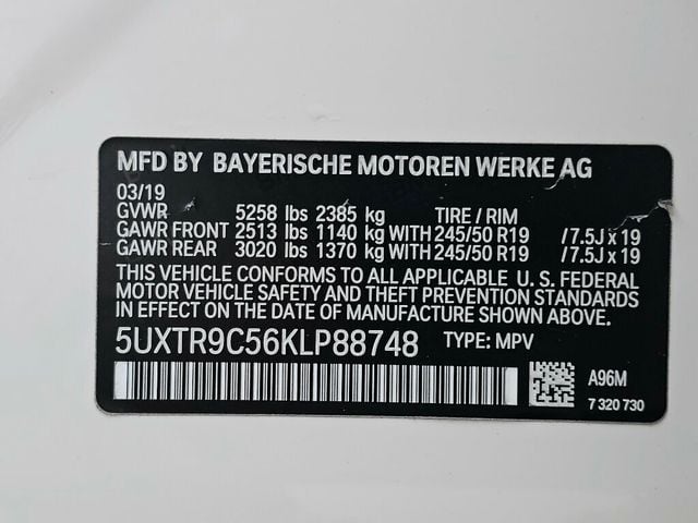 2019 BMW X3 xDrive30i Sports Activity Vehicle - 22981032 - 49