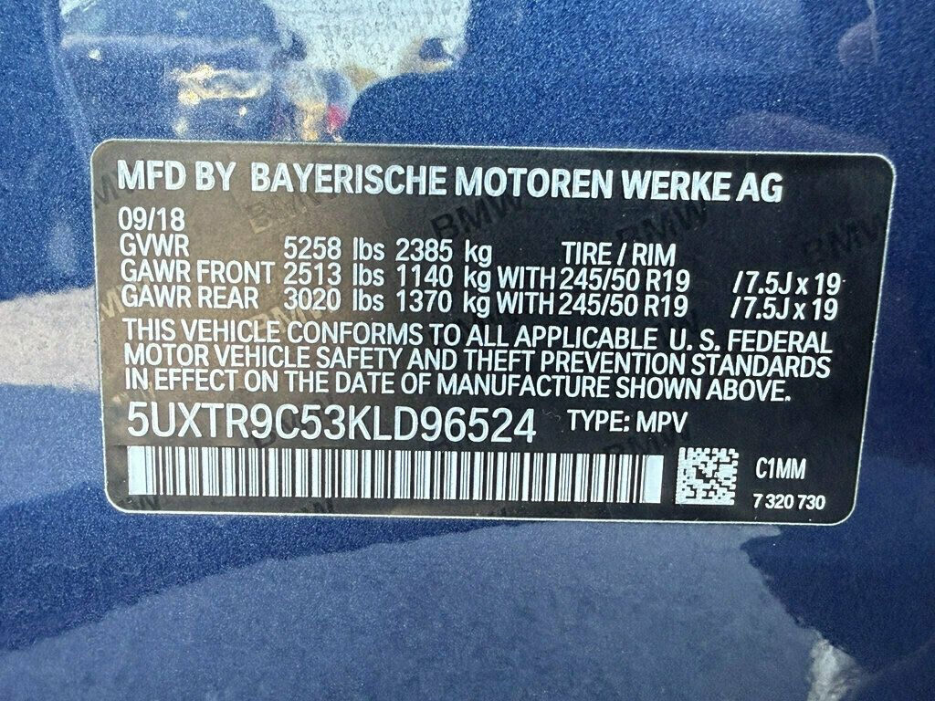 2019 BMW X3 xDrive30i Sports Activity Vehicle - 23087247 - 39