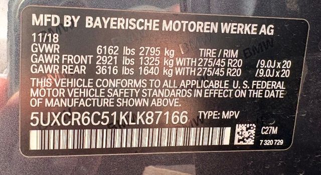 2019 BMW X5 2019 BMW X5 - 22987550 - 42