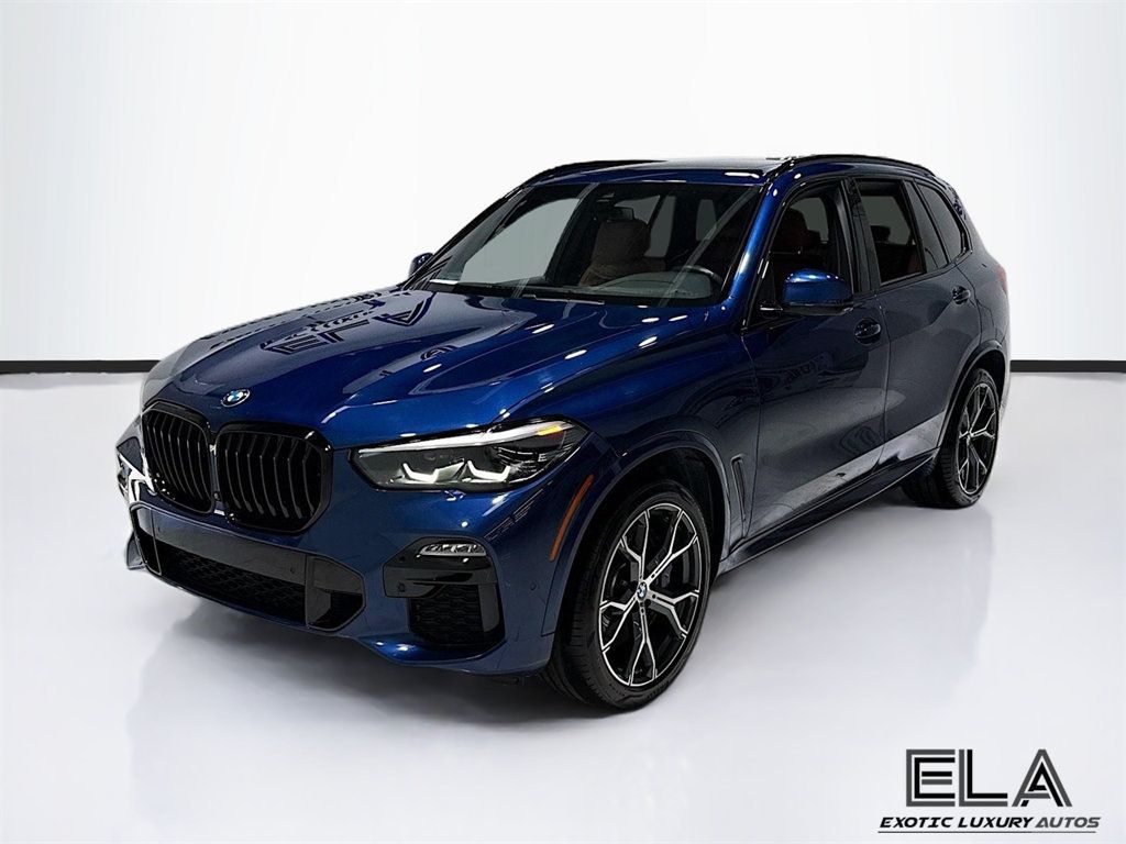 2019 BMW X5 Merino Leather! Tartufo!  M Sport Package!  Phytonic Blue CLEAN! - 22972087 - 48