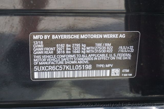 2019 BMW X5 xDrive40i M SPORT/EXECUTIVE/LUX SEATING/PREMIUM 2/PARK ASSIST  - 23066467 - 63