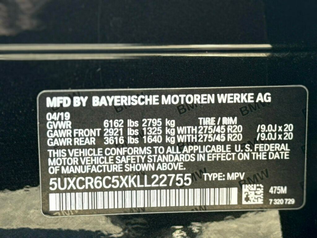 2019 BMW X5 xDrive40i Sports Activity Vehicle - 23014970 - 50