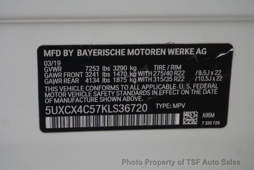 2019 BMW X7 xDrive50i Sports Activity Vehicle $115,275 MSRP SUPER LOADED!!!! - 22993628 - 74