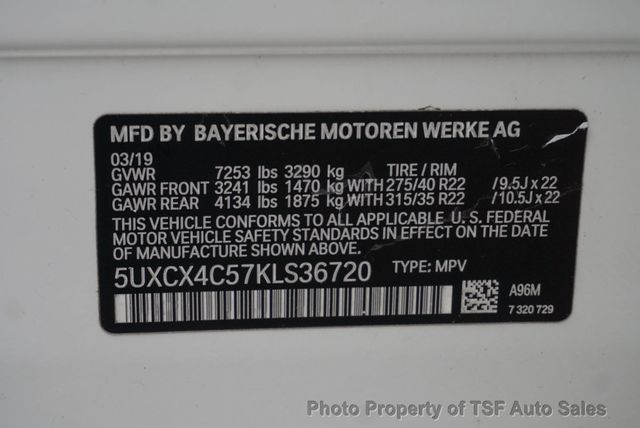 2019 BMW X7 xDrive50i Sports Activity Vehicle $115,275 MSRP SUPER LOADED!!!! - 22993628 - 74