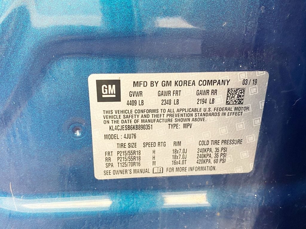 2019 Buick Encore AWD 4dr Preferred - 22994295 - 58