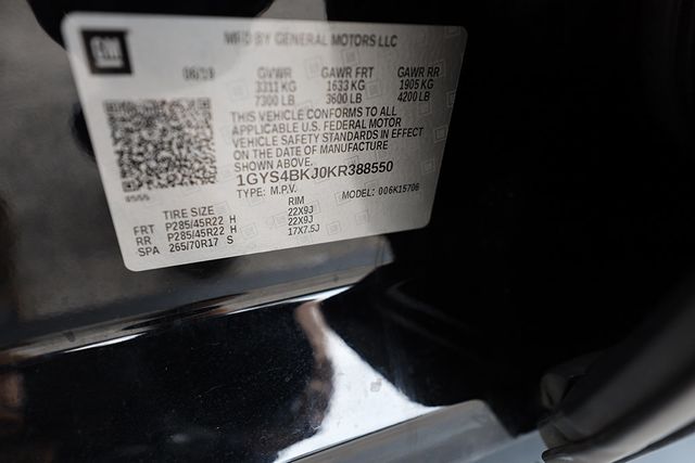2019 CADILLAC ESCALADE 4WD 4dr Luxury - 23090187 - 37