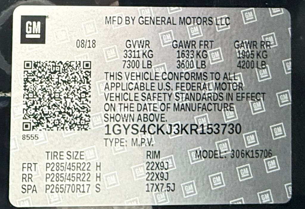 2019 Cadillac Escalade 4WD 4dr Premium Luxury - 22860084 - 48