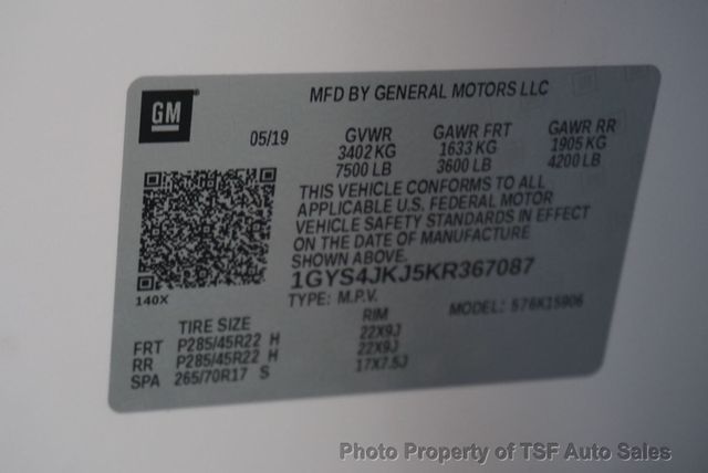 2019 Cadillac Escalade ESV 4WD 4dr Premium Luxury DUAL DVD POWER BOARDS CARPLAY 360 CAMERAS - 23013833 - 59