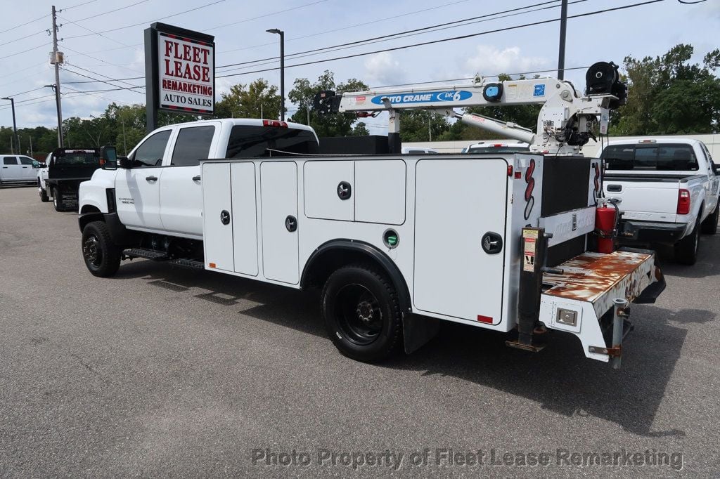 2019 Chevrolet 5500HD Diesel Silverado 5500HD 4WD Crew Cab Utility Auto Crane - 22592558 - 2