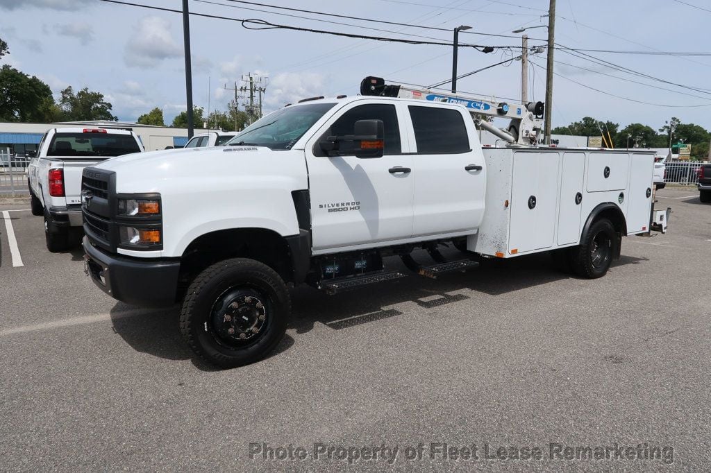 2019 Chevrolet 5500HD Diesel Silverado 5500HD 4WD Crew Cab Utility Auto Crane - 22592558 - 45