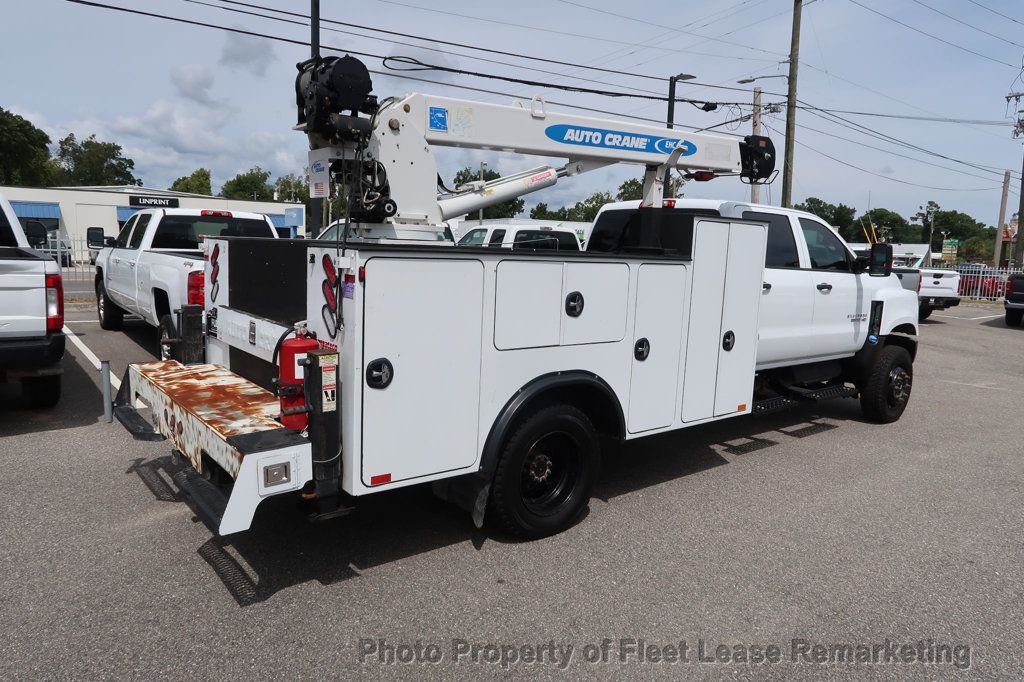 2019 Chevrolet 5500HD Diesel Silverado 5500HD 4WD Crew Cab Utility Auto Crane - 22592558 - 4