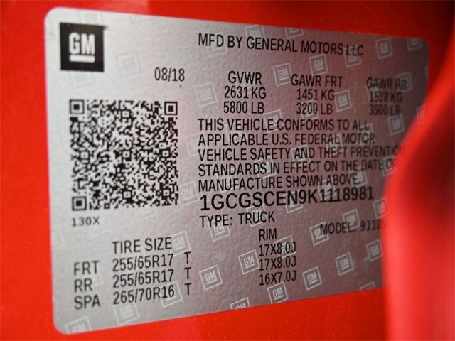 2019 Chevrolet Colorado 2WD Crew Cab 128.3" LT - 22962707 - 6