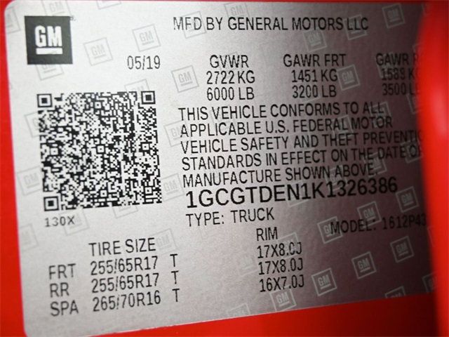 2019 Chevrolet Colorado 4WD Crew Cab 128.3" Z71 - 22888846 - 3