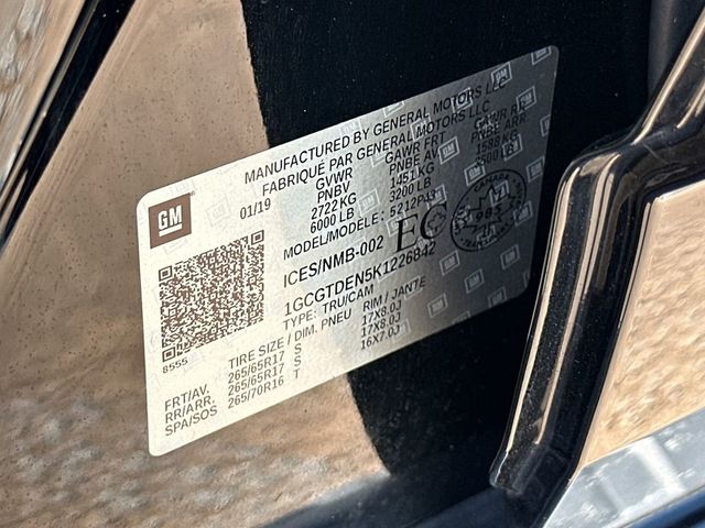 2019 Chevrolet Colorado Z71 - 22972521 - 20