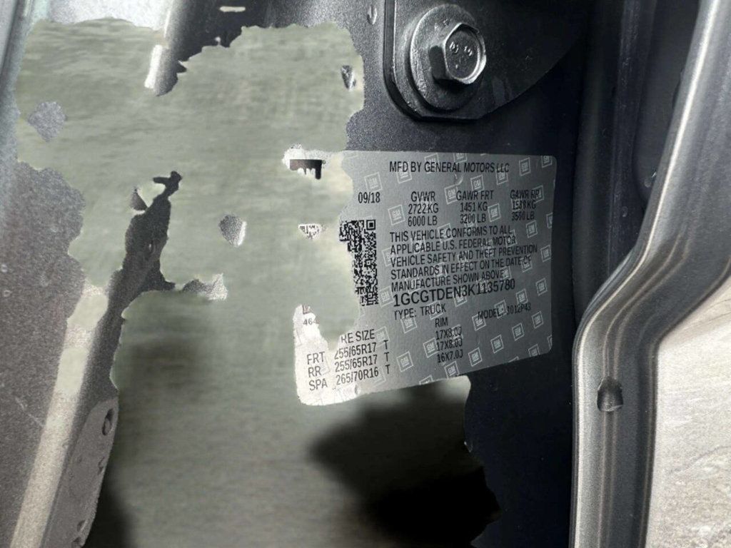 2019 Chevrolet Colorado Z71 4x4 4dr Crew Cab 5 ft. SB - 22956113 - 29