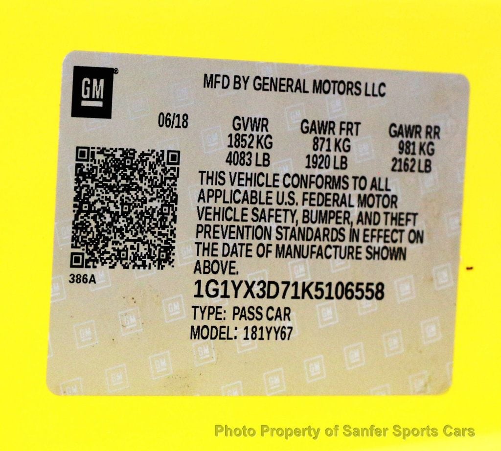 2019 Chevrolet Corvette 2dr Grand Sport Convertible w/2LT - 22885003 - 47