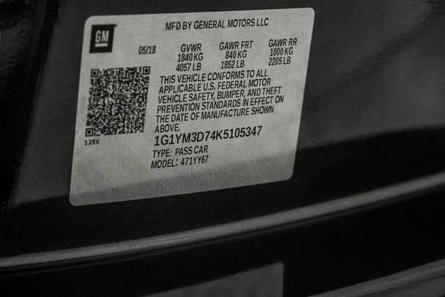 2019 Chevrolet Corvette 2dr Stingray Z51 Convertible w/3LT - 22955989 - 53