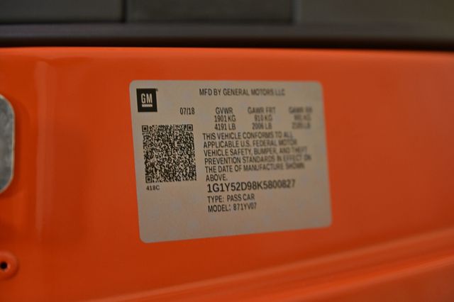 2019 Chevrolet Corvette 2dr ZR1 Coupe w/3ZR - 22935161 - 55