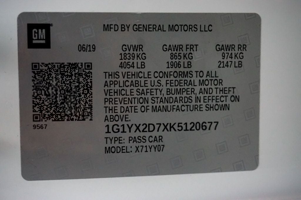 2019 CHEVROLET CORVETTE - Image 19