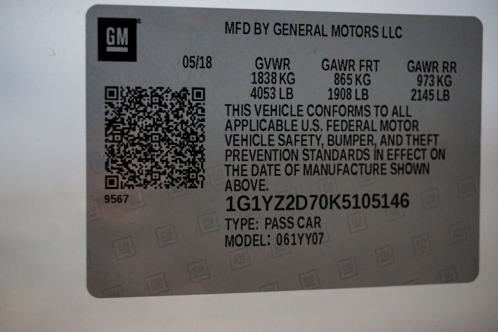 2019 CHEVROLET CORVETTE - Image 19