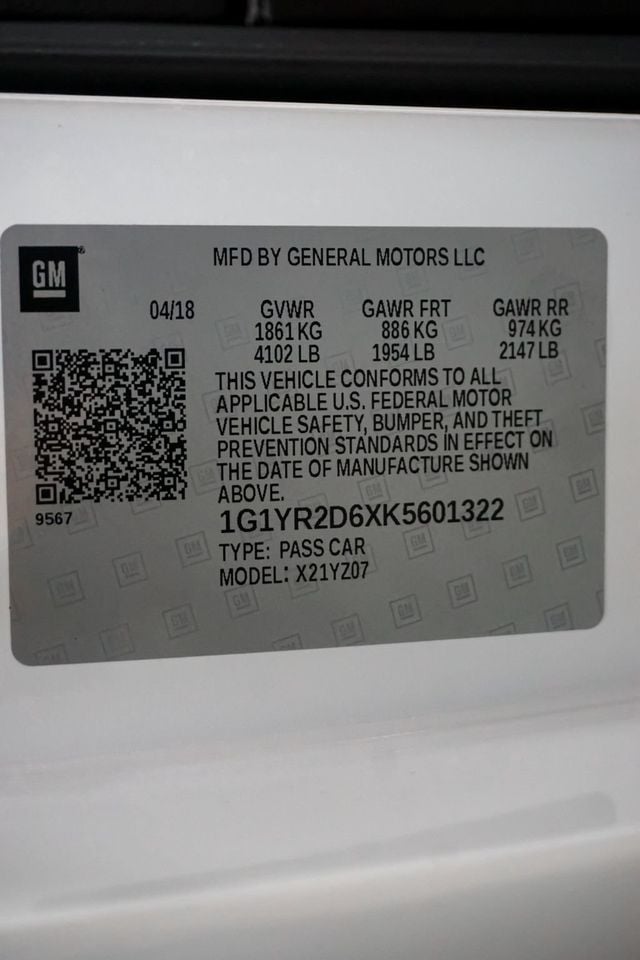 2019 Chevrolet Corvette *Z06 2LZ* *7-Speed Manual* *Carbon Ceramic Brakes* *Full PPF* - 22905314 - 18