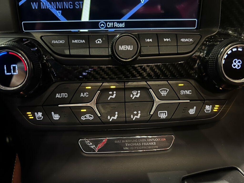 2019 Chevrolet Corvette ZR1/3ZR/TrackPerfPkg/RemoteStart/Htd&CldSeats/CarbonCeramics - 23056811 - 27