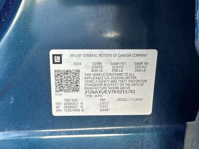 2019 Chevrolet Equinox AWD 4dr LT w/1LT - 22974796 - 23