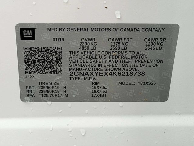 2019 Chevrolet Equinox AWD 4dr Premier w/2LZ - 23024660 - 21