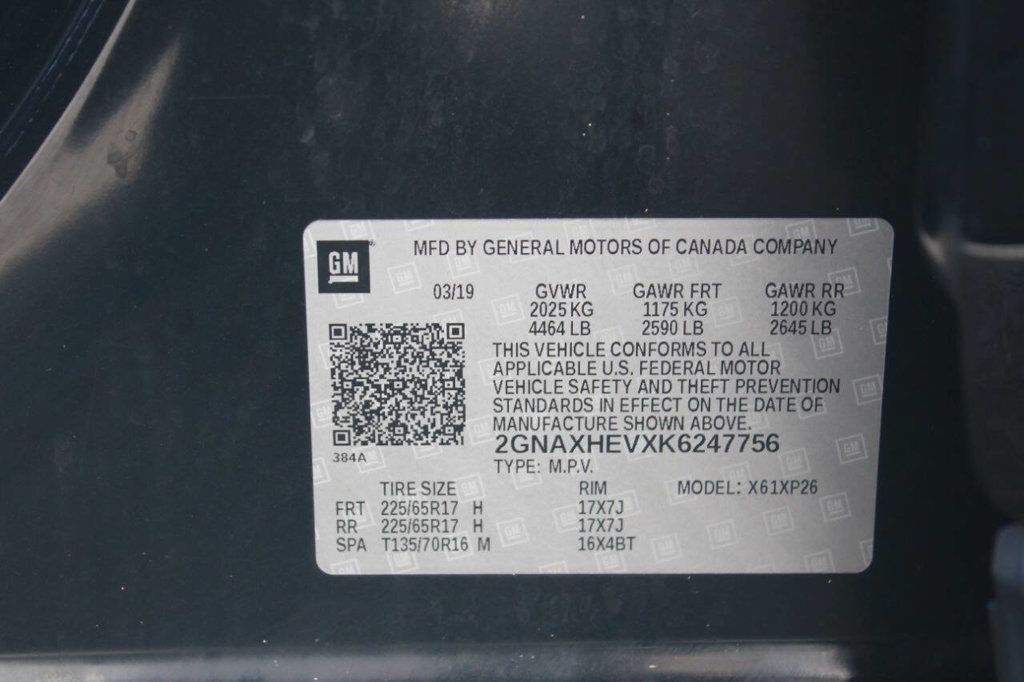 2019 Chevrolet Equinox FWD 4dr LS w/1LS - 22918299 - 25