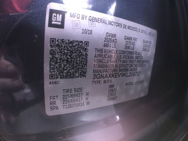 2019 Chevrolet Equinox FWD 4dr LT w/1LT - 22923575 - 23