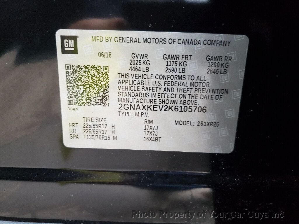 2019 Chevrolet Equinox FWD 4dr LT w/1LT - 22974501 - 25