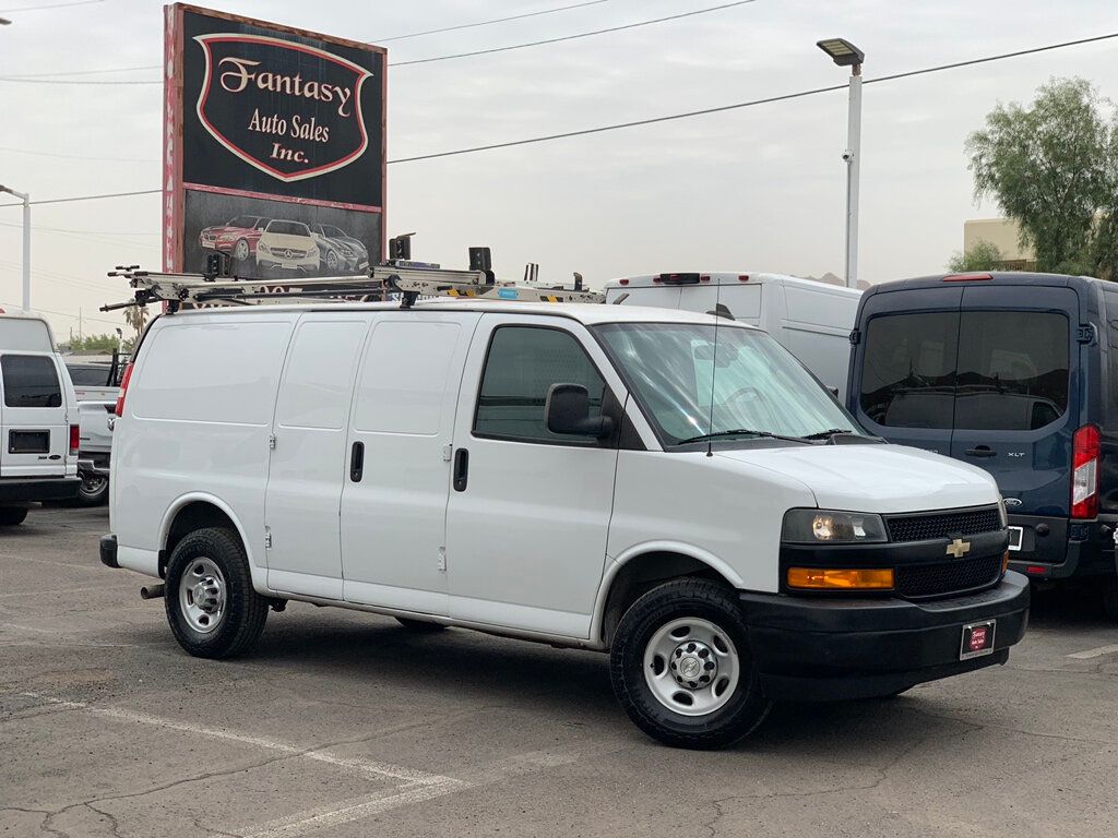 2019 Chevrolet Express Cargo Van RWD 2500 135" Low Miles W/Ladder rack- Shelving - 23062394 - 0