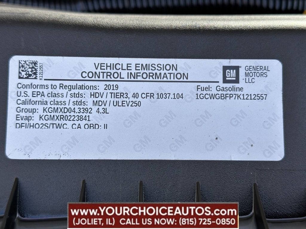 2019 Chevrolet Express Cargo Van RWD 2500 155" - 22794044 - 21